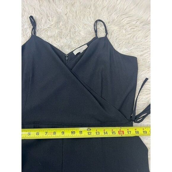 LOFT Womens Black Sleeveless Surplice V-Neck Jumpsuit Women’s Plus Size 18P - Picture 7 of 11